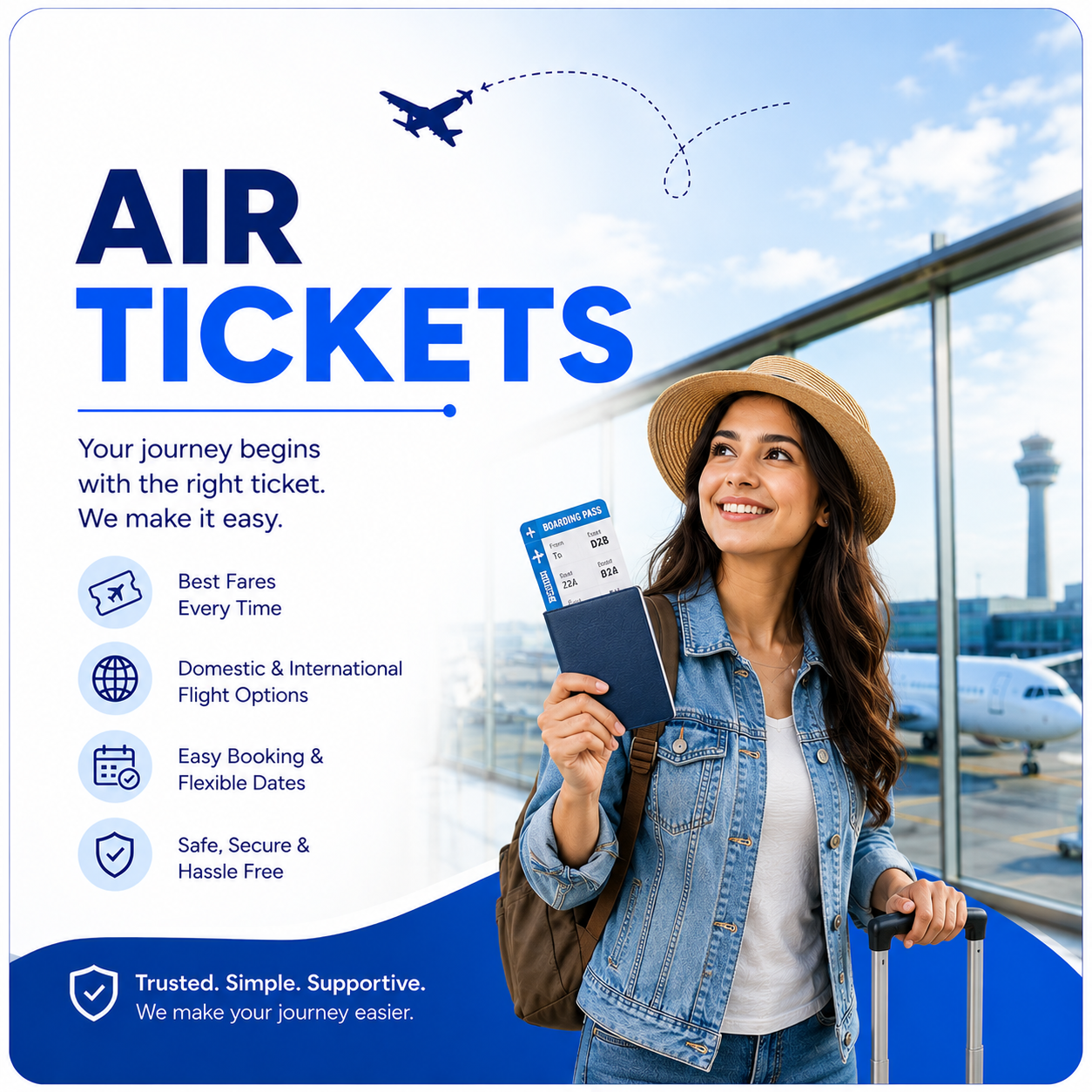 Air Tickets Service | Aditya Visa Consultant | Anand